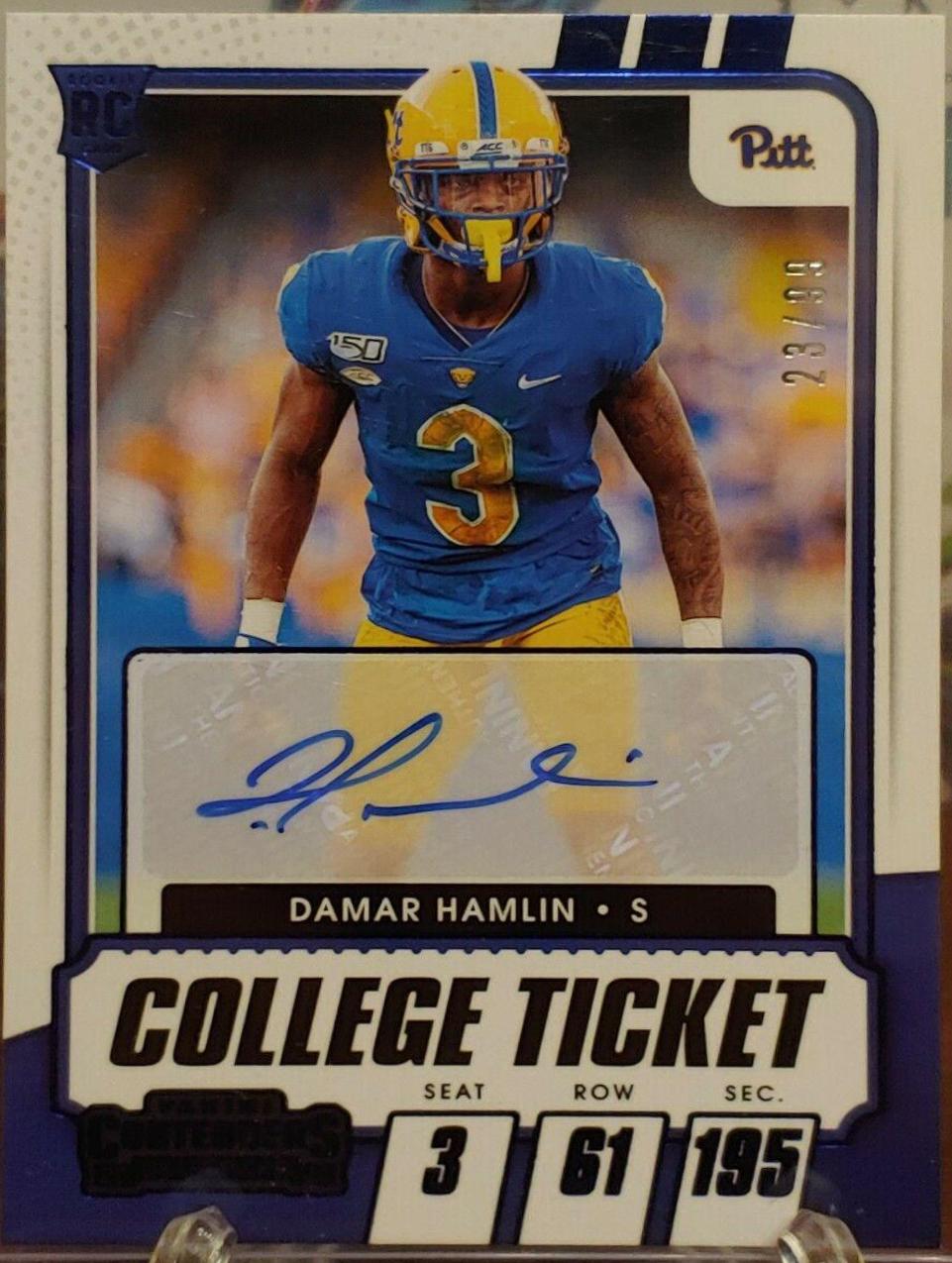 Damar Hamlin [Autograph Blue] #250