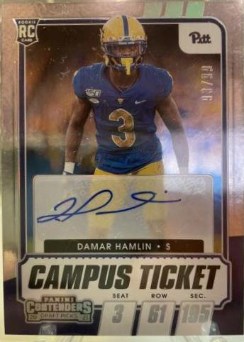 Damar Hamlin [Autograph Campus Ticket] #250