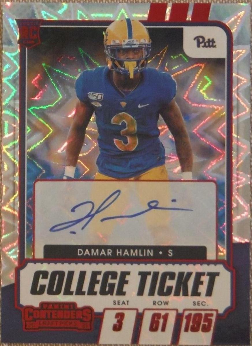 Damar Hamlin [Autograph Red Explosion] #250