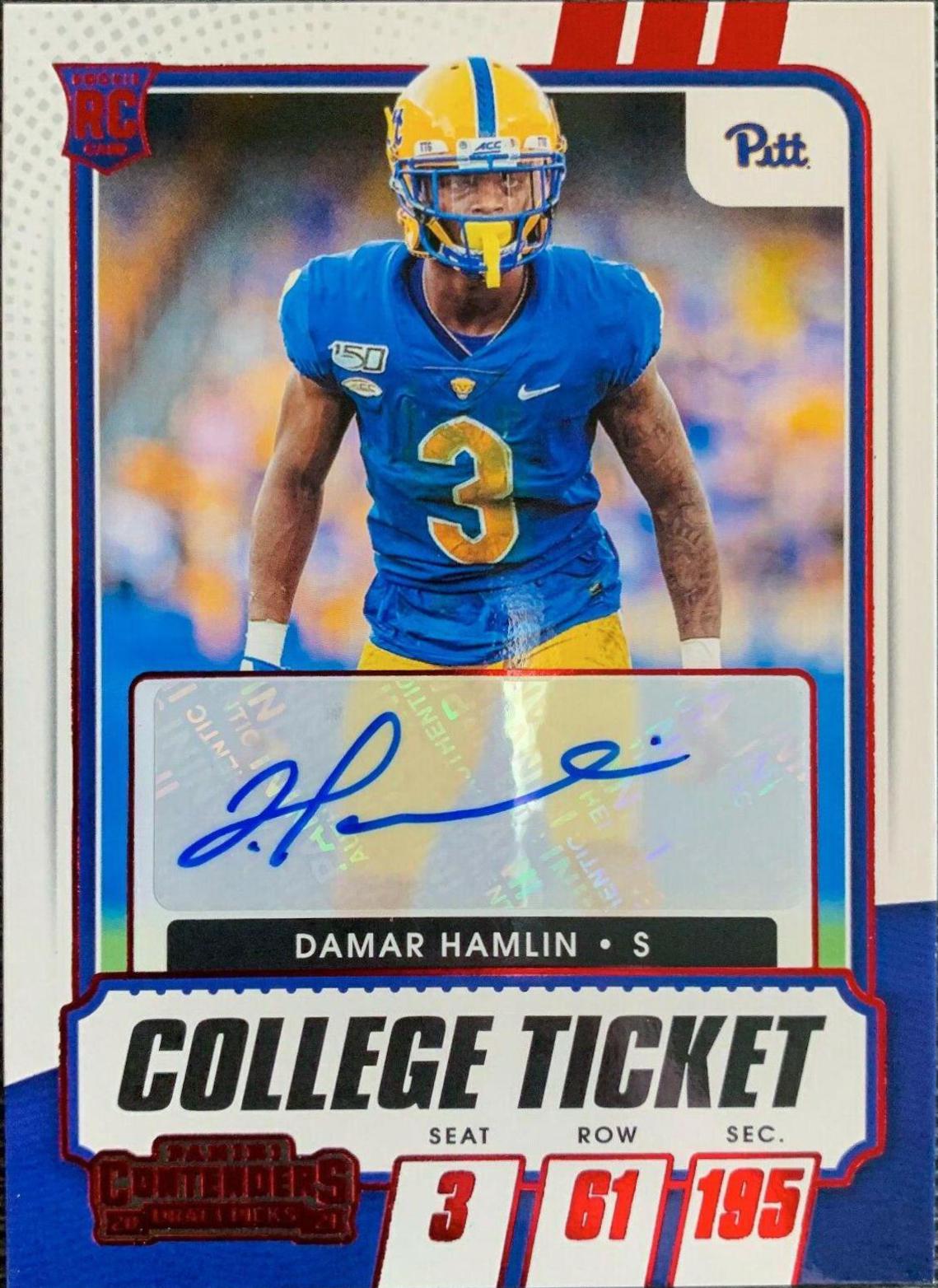 Damar Hamlin [Autograph Red] #250