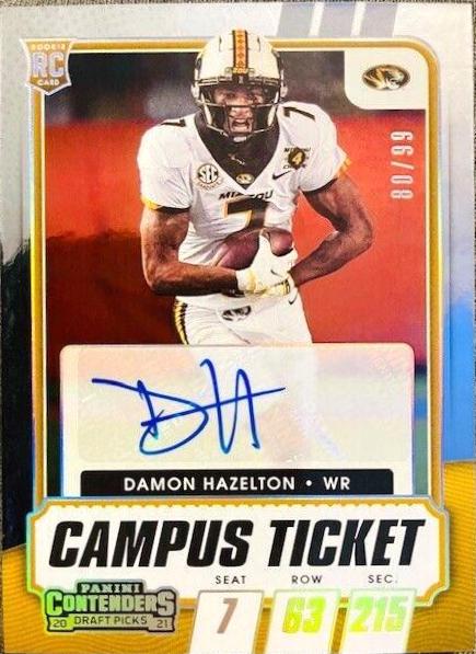 Damon Hazelton Jr. [Autograph Blue] #301