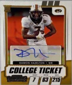 Damon Hazelton Jr. [Autograph Campus Ticket] #301