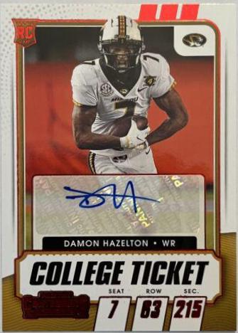 Damon Hazelton Jr. [Autograph Red] #301