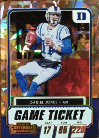 Daniel Jones [Cracked Ice Ticket] #20