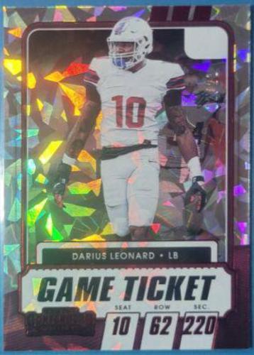 Darius Leonard [Cracked Ice Ticket] #87