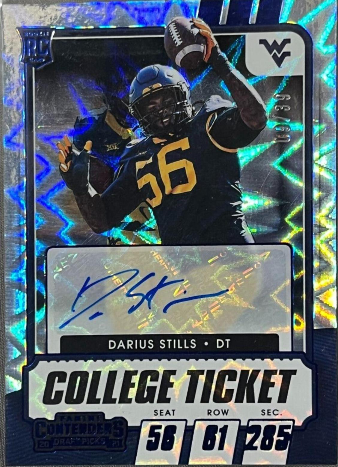 Darius Stills [Autograph Blue Explosion] #284