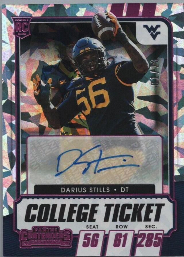 Darius Stills [Autograph Pink Cracked Ice] #284