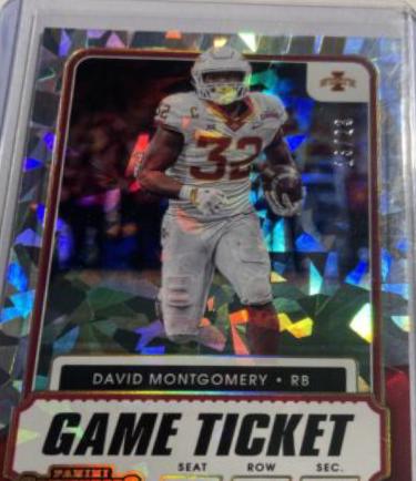 David Montgomery [Cracked Ice Ticket] #65