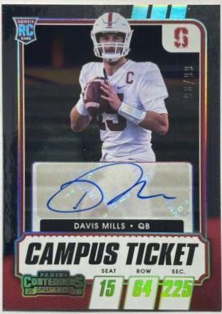 Davis Mills [Autograph Campus Ticket] #308