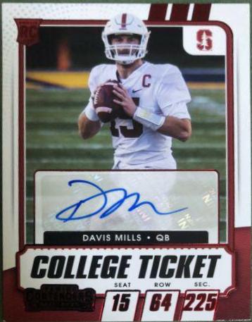 Davis Mills [Autograph Purple] #308