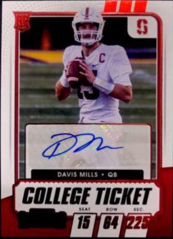 Davis Mills [Autograph Red] #308
