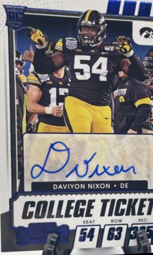 Daviyon Nixon [Autograph Blue] #200