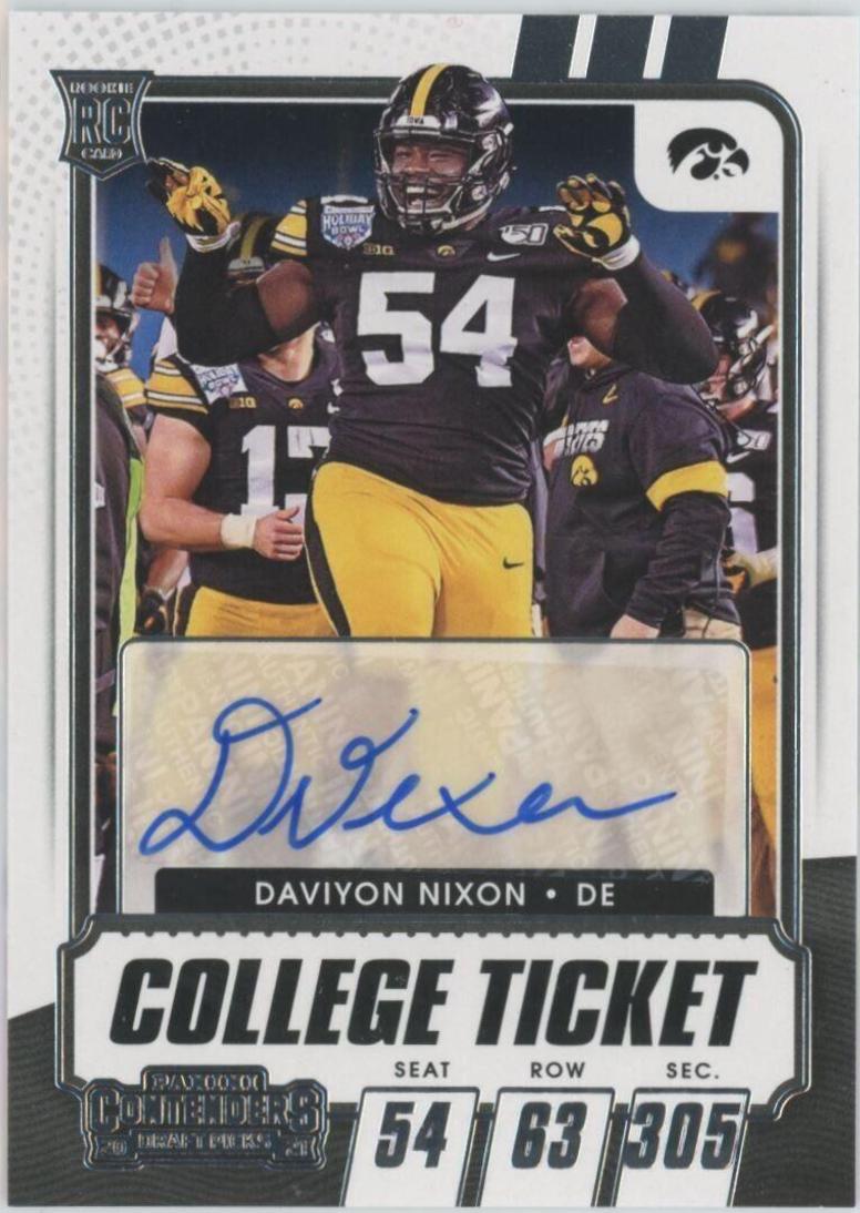 Daviyon Nixon [Autograph Campus Ticket] #200