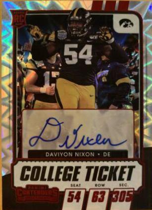 Daviyon Nixon [Autograph Red Explosion] #200