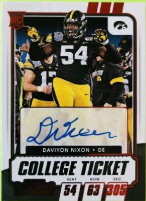 Daviyon Nixon [Autograph Red] #200
