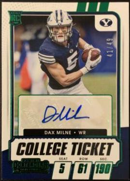 Dax Milne [Autograph Green] #285