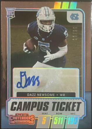 Dazz Newsome [Autograph Campus Ticket] #139