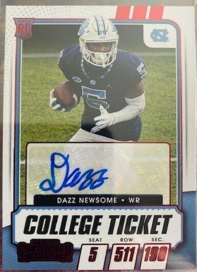 Dazz Newsome [Autograph Red] #139