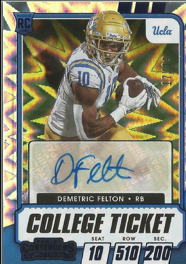 Demetric Felton [Autograph Blue Explosion] #311