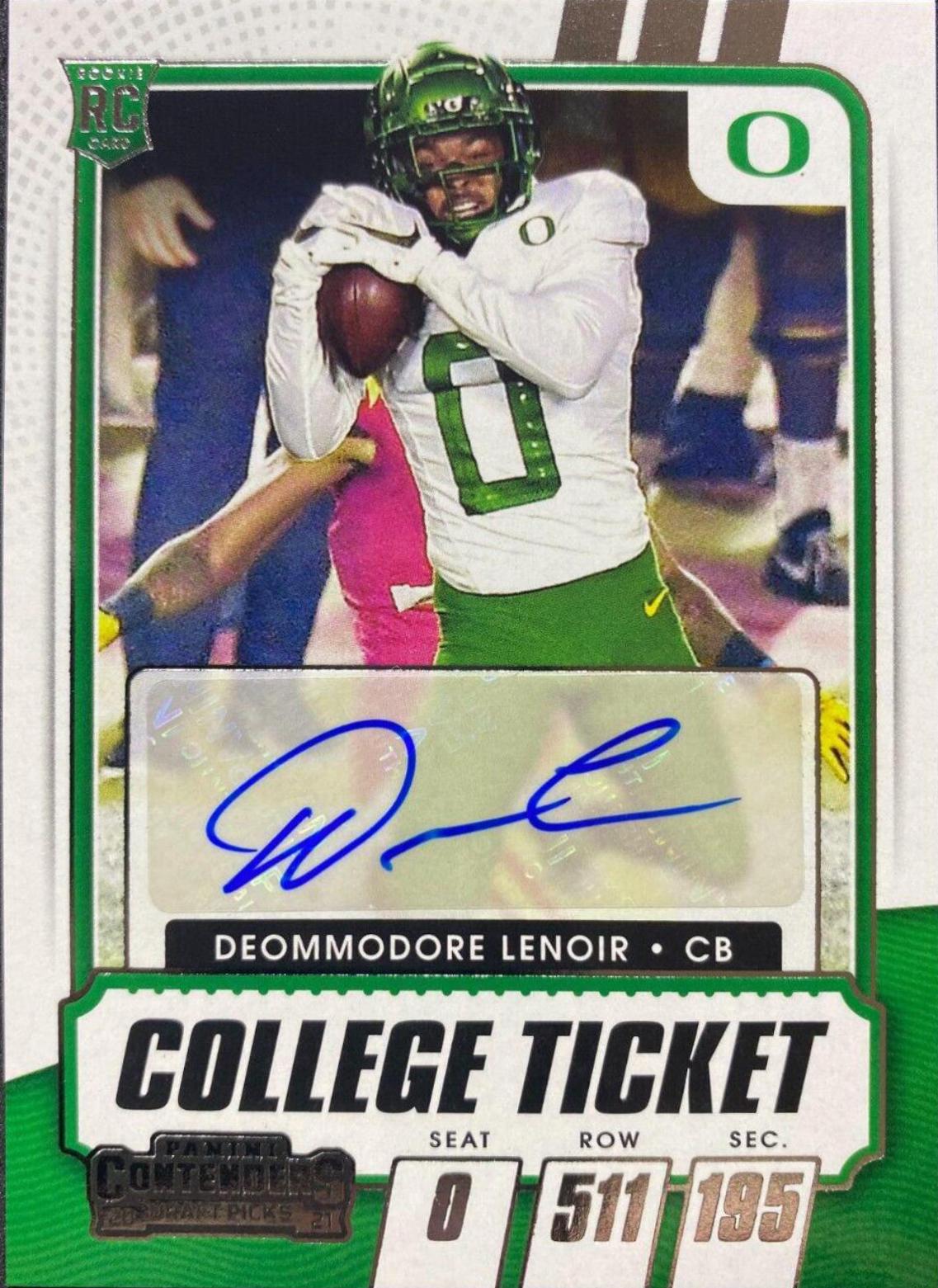 Deommodore Lenoir [Autograph Campus Ticket] #303