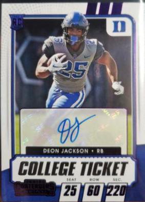 Deon Jackson [Autograph Purple] #131