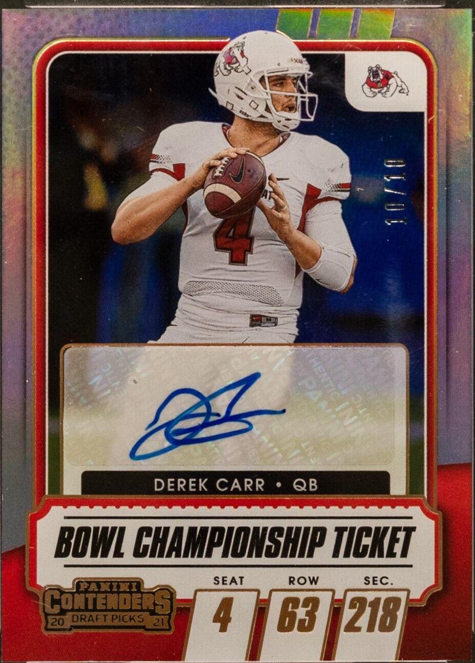 Derek Carr [Bowl Championship Ticket] #14