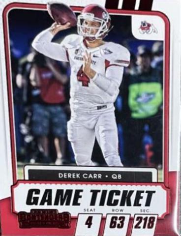 Derek Carr [Red Zone Ticket] #14