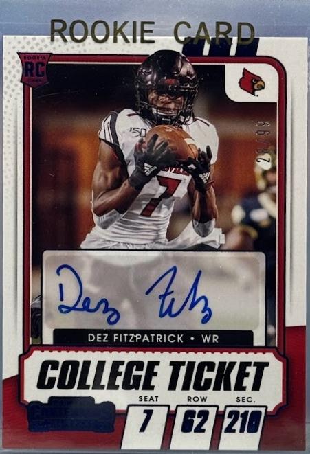 Dez Fitzpatrick [Autograph Blue] #314