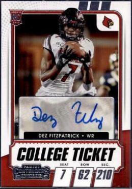 Dez Fitzpatrick [Autograph Campus Ticket] #314