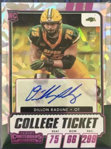 Dillon Radunz [Autograph Pink Cracked Ice] #220