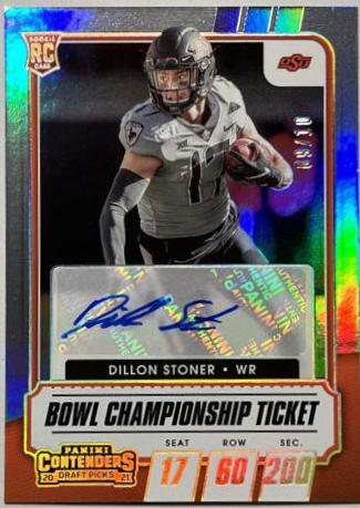 Dillon Stoner [Autograph Bowl Championship Ticket] #278