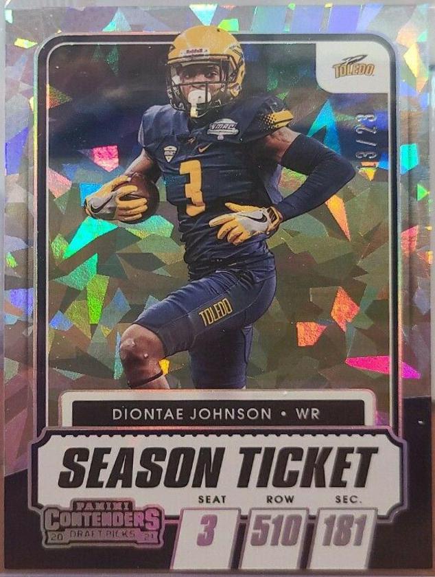 Diontae Johnson [Cracked Ice Ticket] #95