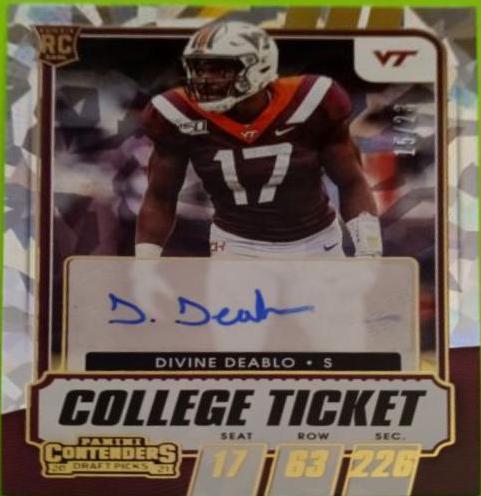Divine Deablo [Autograph Cracked Ice Ticket] #249