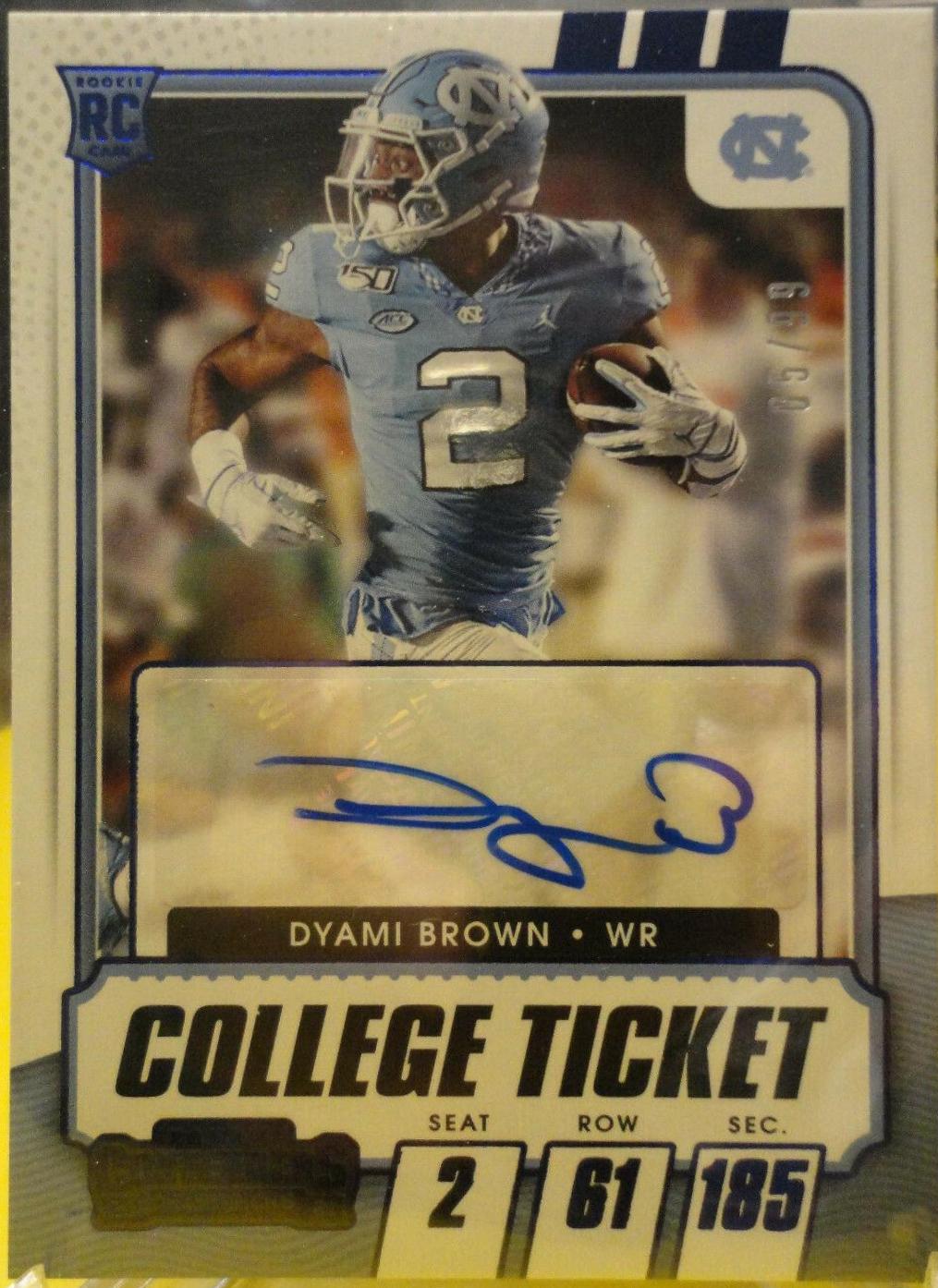 Dyami Brown [Autograph Blue] #190