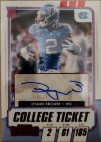 Dyami Brown [Autograph Red] #190