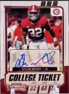 Dylan Moses [Autograph Campus Ticket] #164