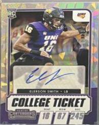 Elerson Smith [Autograph Cracked Ice Ticket] #271
