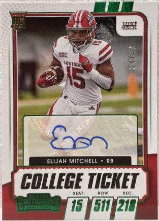 Elijah Mitchell [Autograph Green] #134