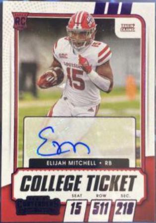 Elijah Mitchell [Autograph Purple] #134