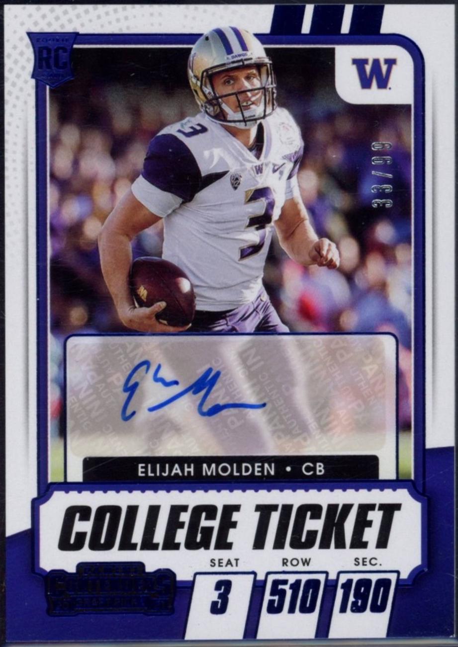 Elijah Molden [Autograph Blue] #214