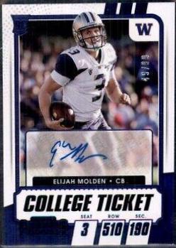 Elijah Molden [Autograph Bowl Championship Ticket] #214
