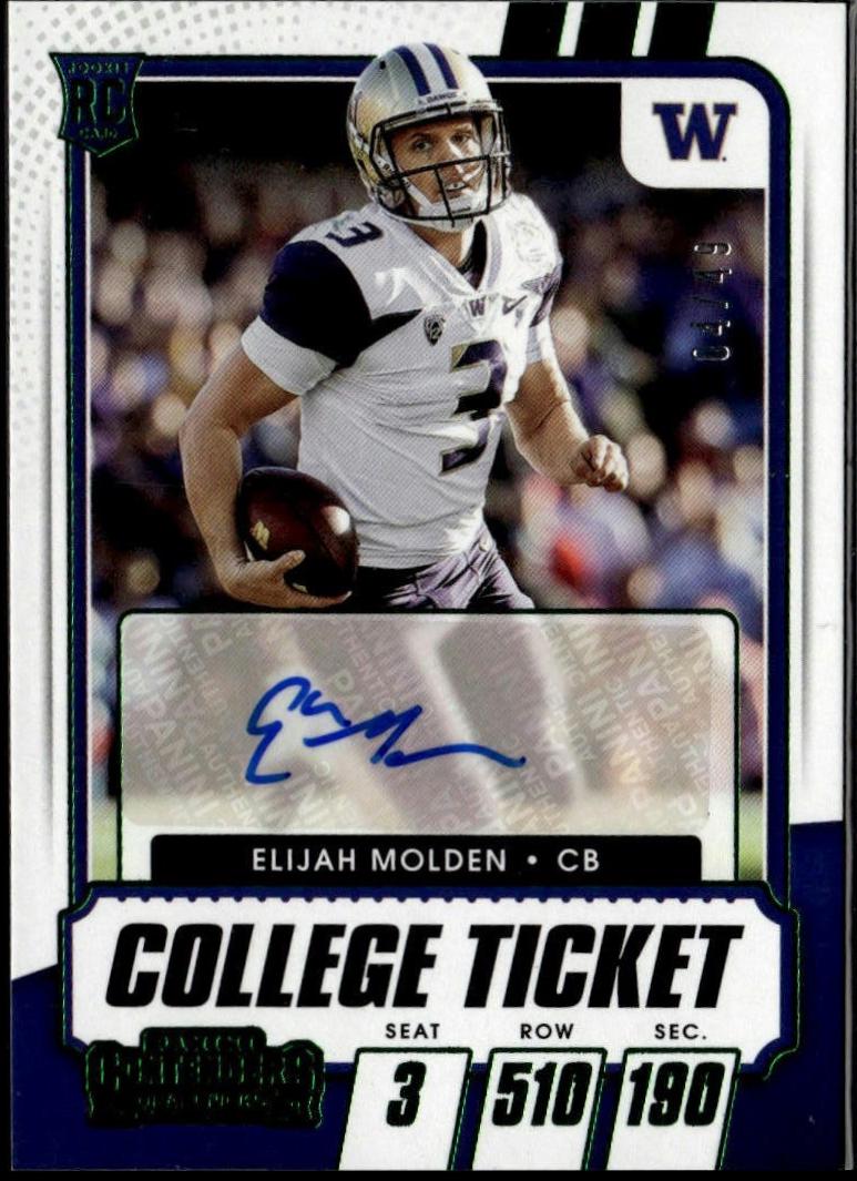 Elijah Molden [Autograph Green] #214