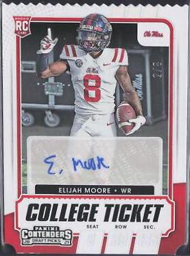 Elijah Moore [Autograph Stub] #123