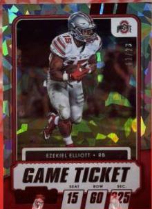 Ezekiel Elliott [Red Cracked Ice] #50