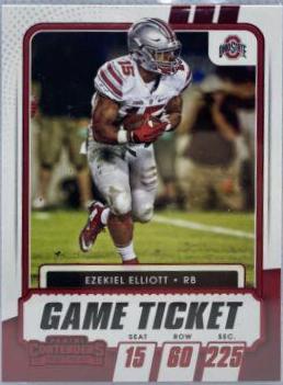 Ezekiel Elliott [Red Zone Ticket] #50