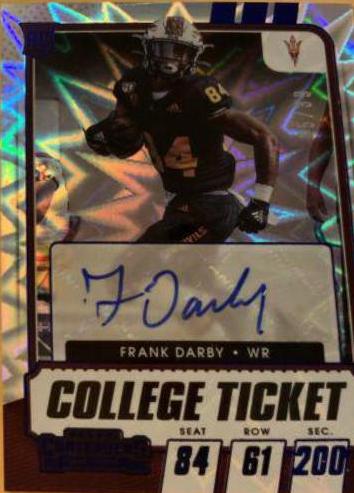 Frank Darby [Autograph Blue Explosion] #133