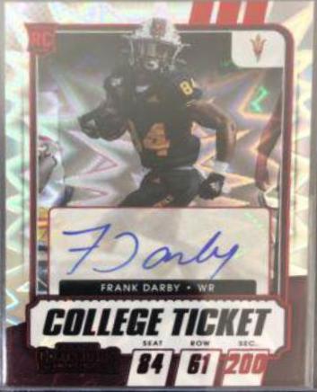 Frank Darby [Autograph Red Explosion] #133