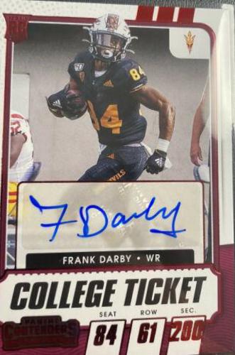 Frank Darby [Autograph Red] #133