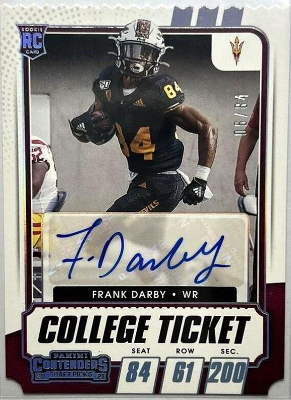 Frank Darby [Autograph Stub] #133