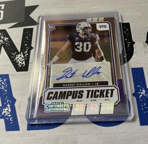 Garret Wallow [Autograph Campus Ticket] #254